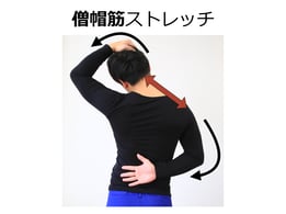「僧帽筋ストレッチ」の画像検索結果